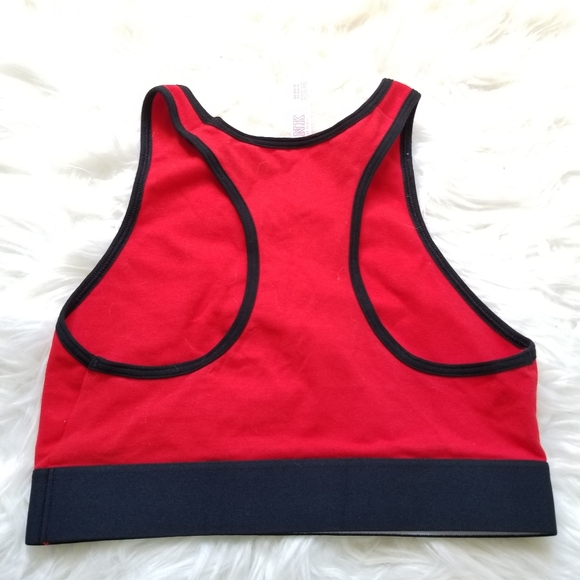 Pink Victorias Secret Red Logo Sports Bra - Picture 6 of 6